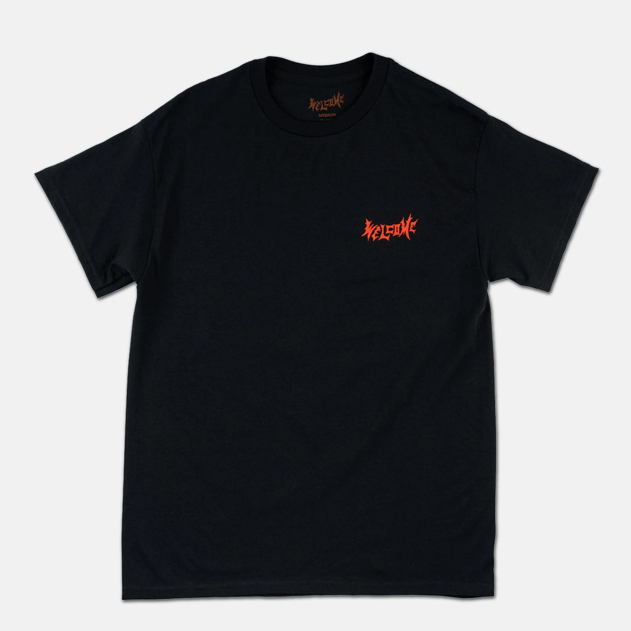 Welcome Skateboards - Skull Flower T-Shirt - Black - Image 2