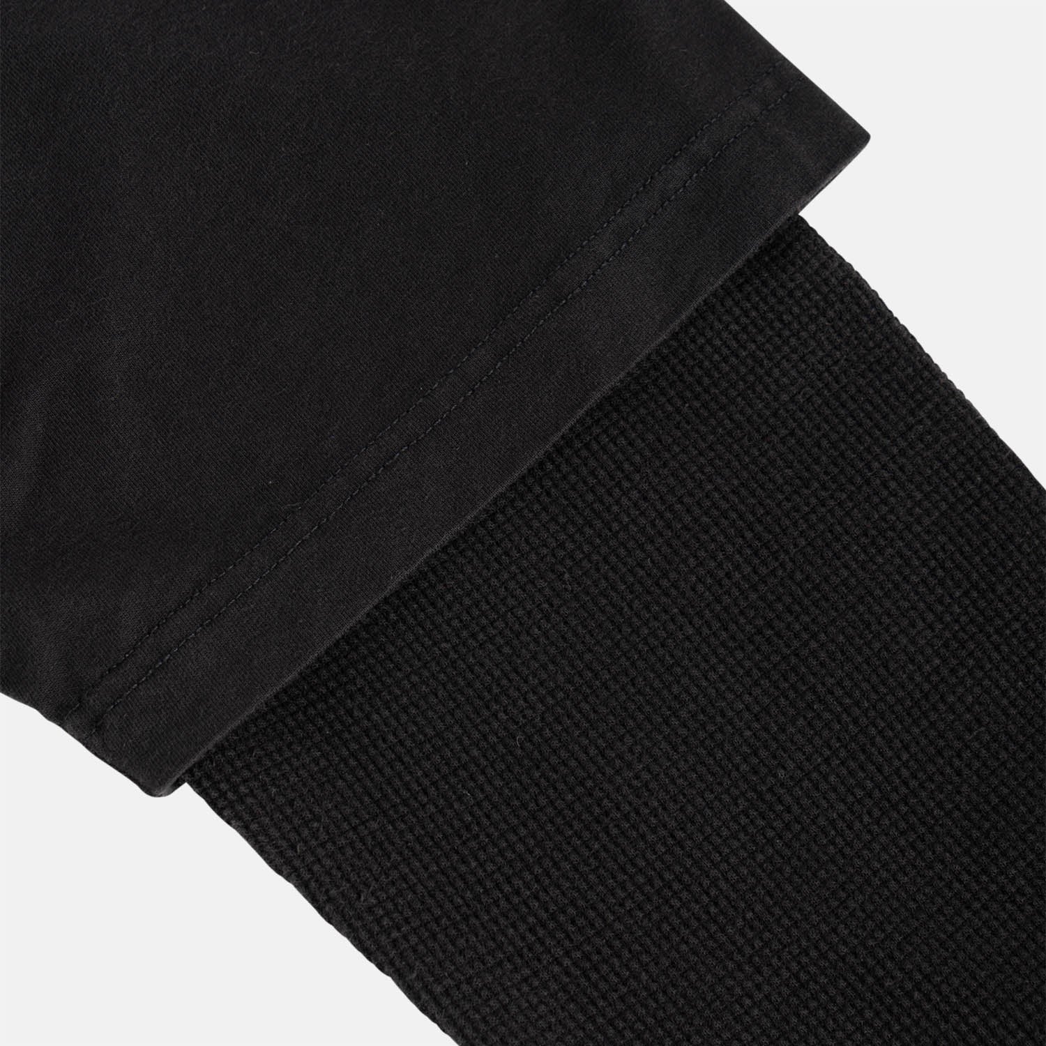 Welcome Skateboards - Snarl Garment-Dyed Layered Longsleeve T-Shirt - Black - Image 4