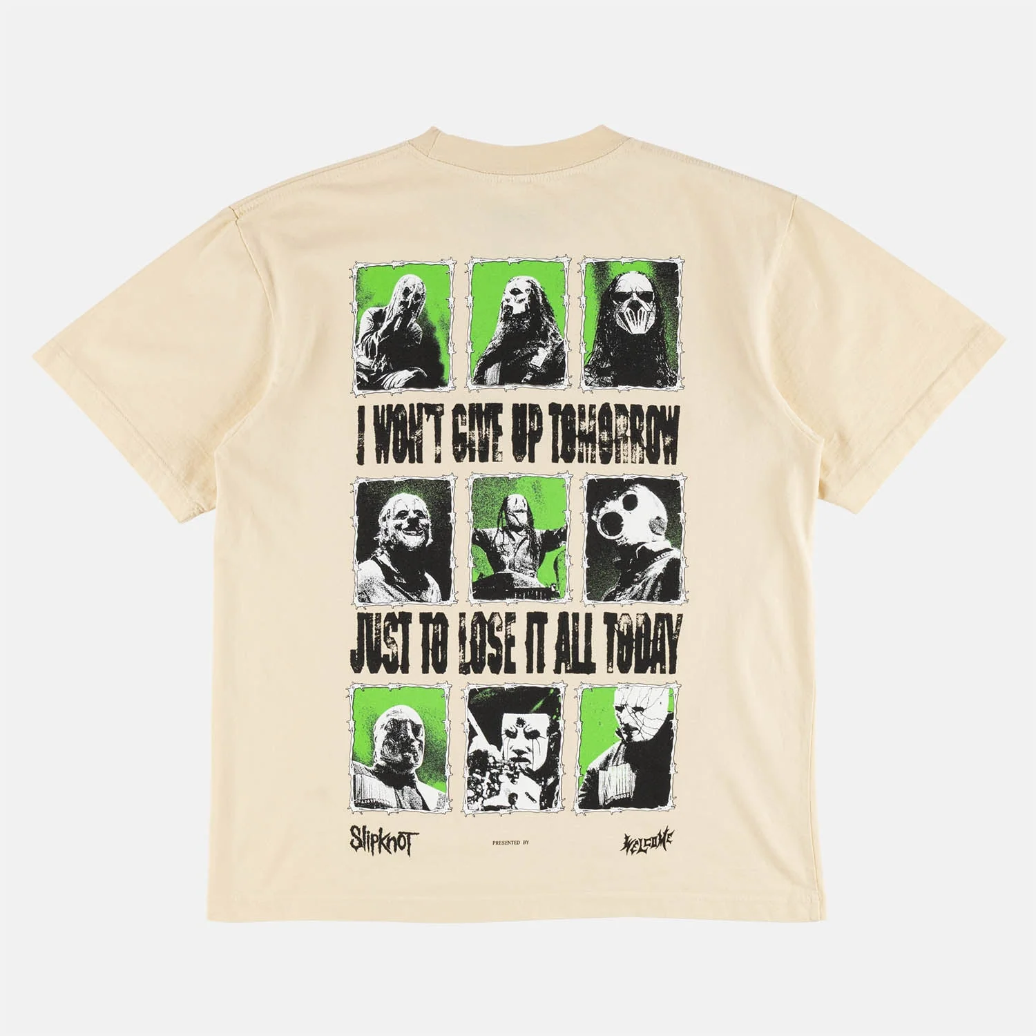 Welcome Skateboards - Slipknot Tomorrow T-Shirt - Bone - Image 2