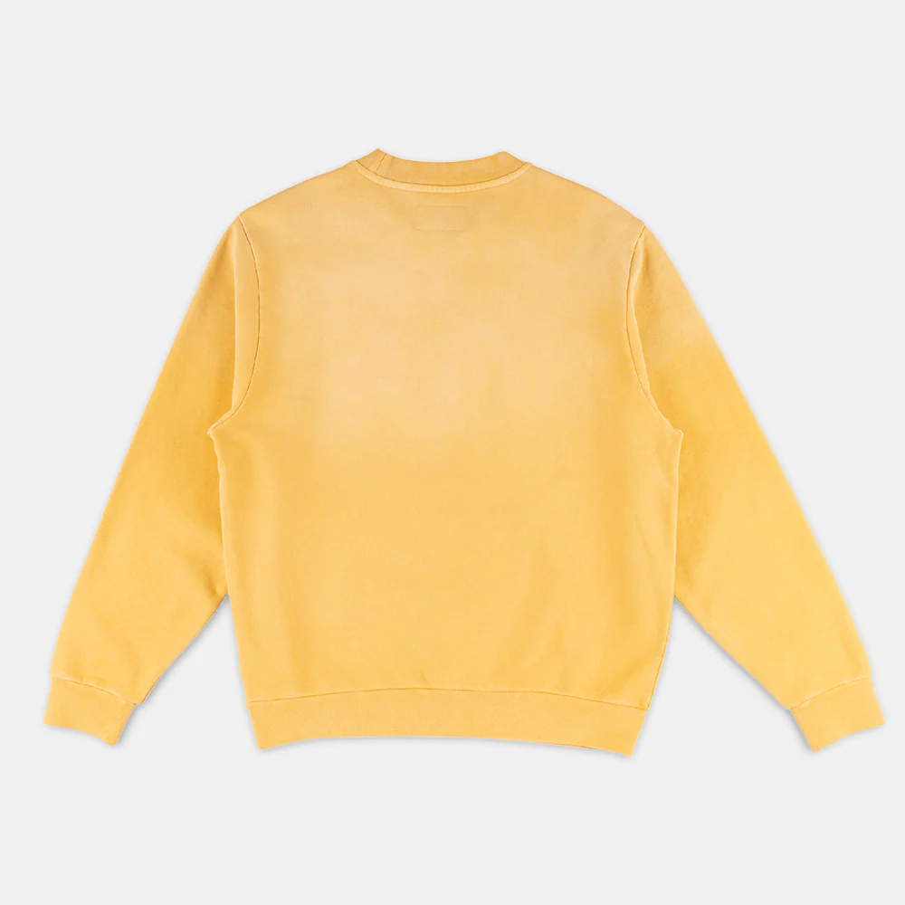 Welcome Skateboards - Vamp Enzyme Wash Pullover Sweatshirt - Mineral Yellow - Image 2