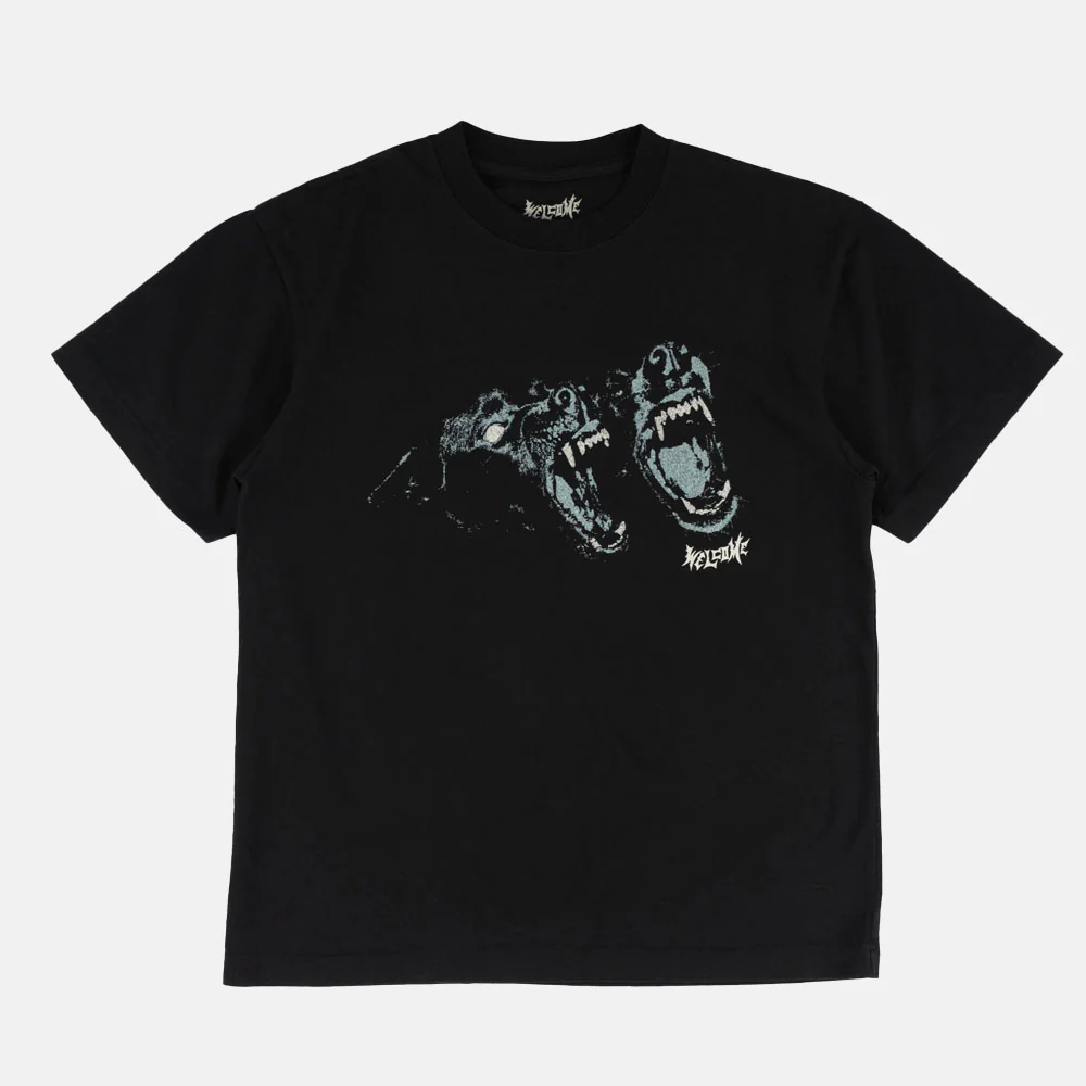 Welcome Skateboards - Woof T-Shirt - Black
