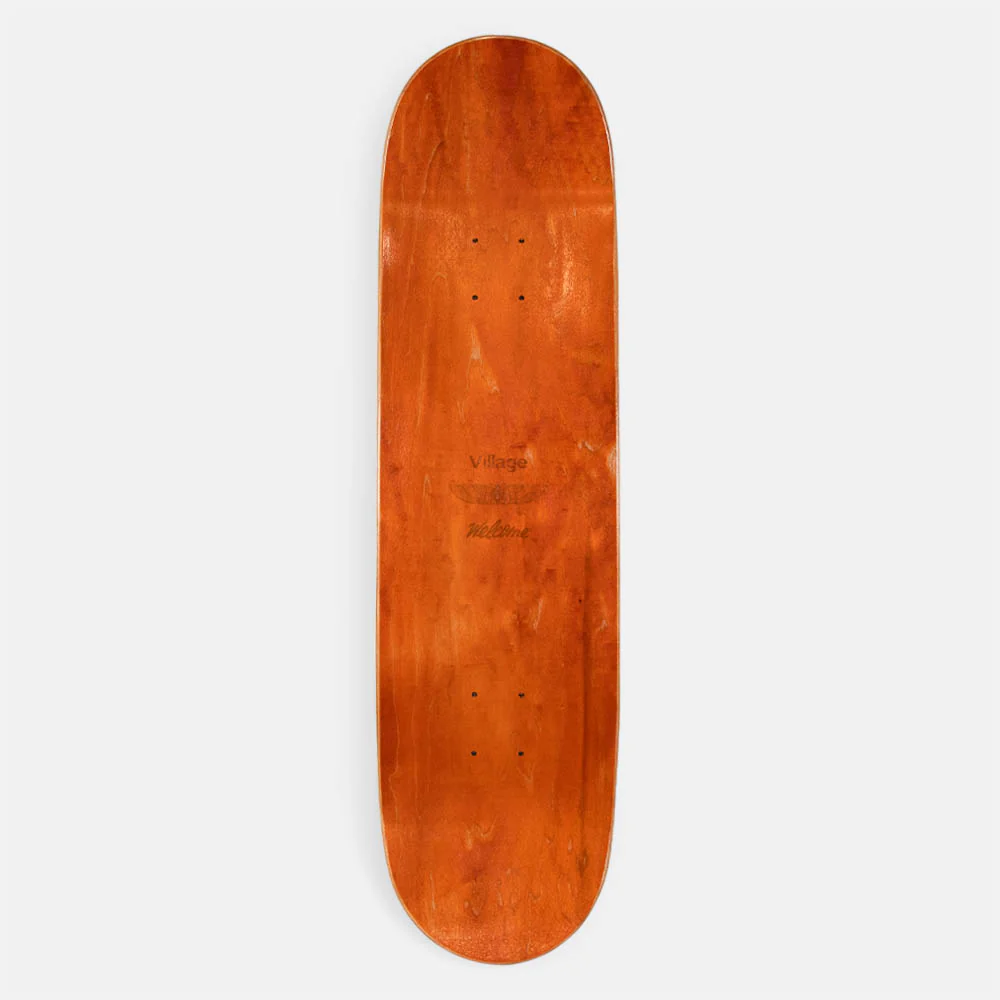 8.25" Welcome + Village Books + Peter Mitchell Limited Edition Photo Skateboard Deck - Image 4