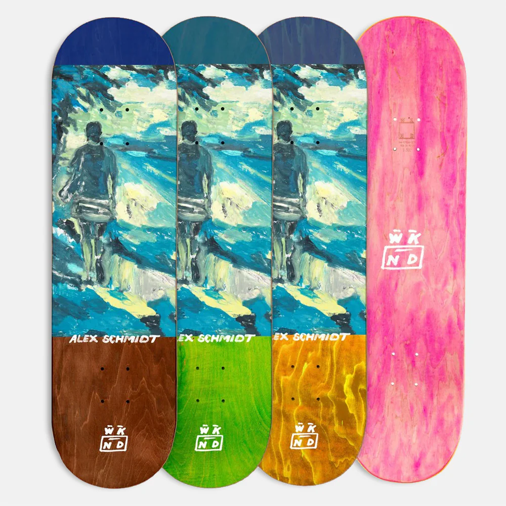 WKND Skateboards - 8.25" Alex Schmidt Metropolitan Skateboard Deck - Image 2