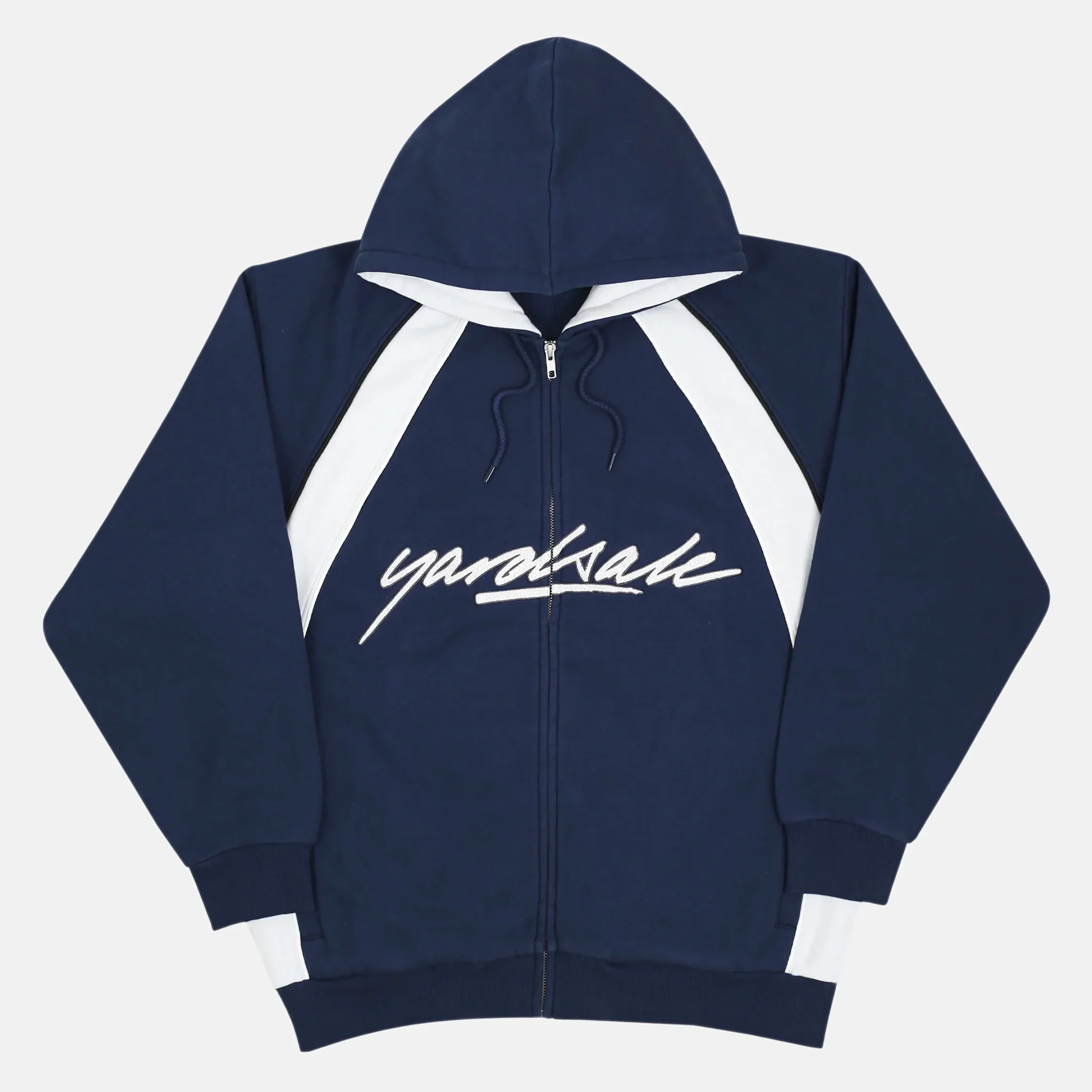 Yardsale - Bay Zip Hooded Sweatshirt - Slate / Grey