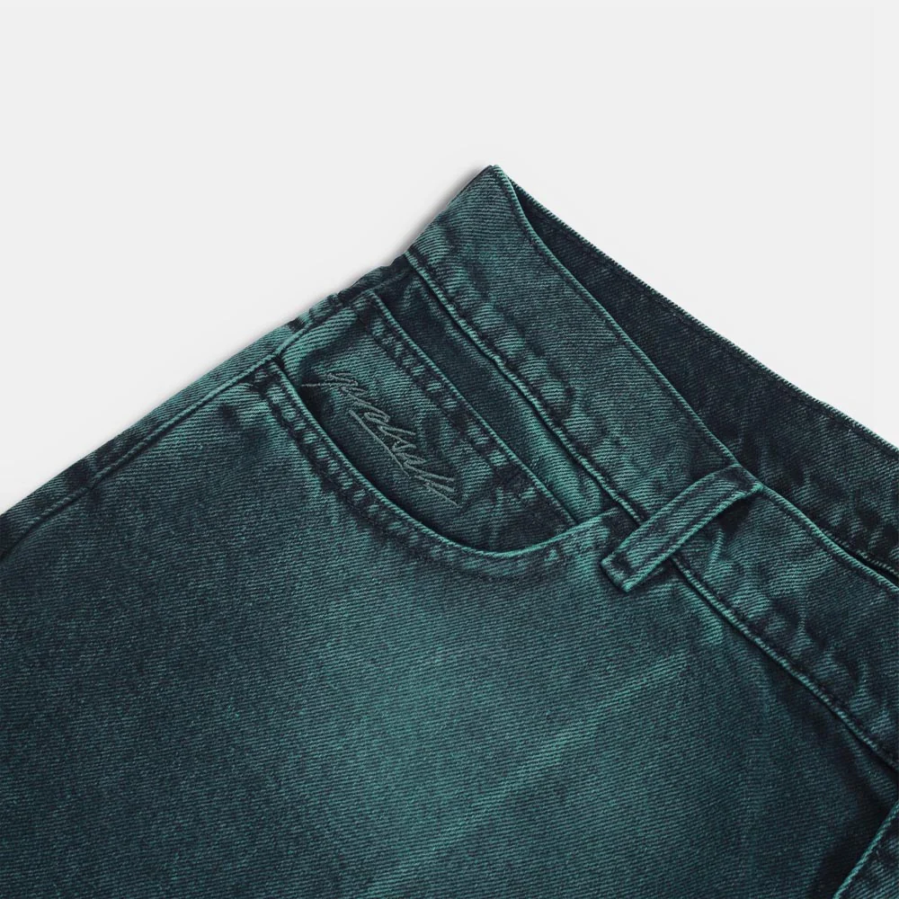 Yardsale - Bleached Phantasy Jeans - Emerald - Image 4