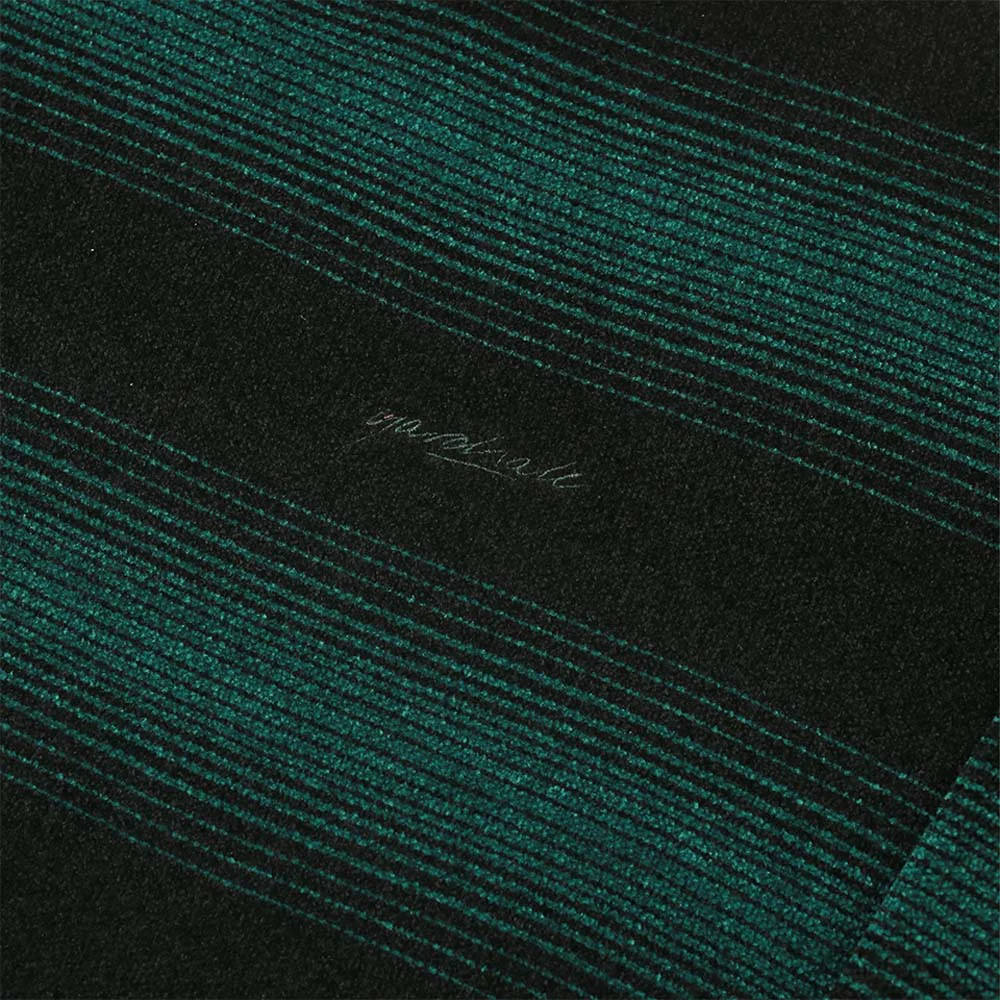 Yardsale - Chenille Ripple Knitted Jumper - Green / Black - Image 2