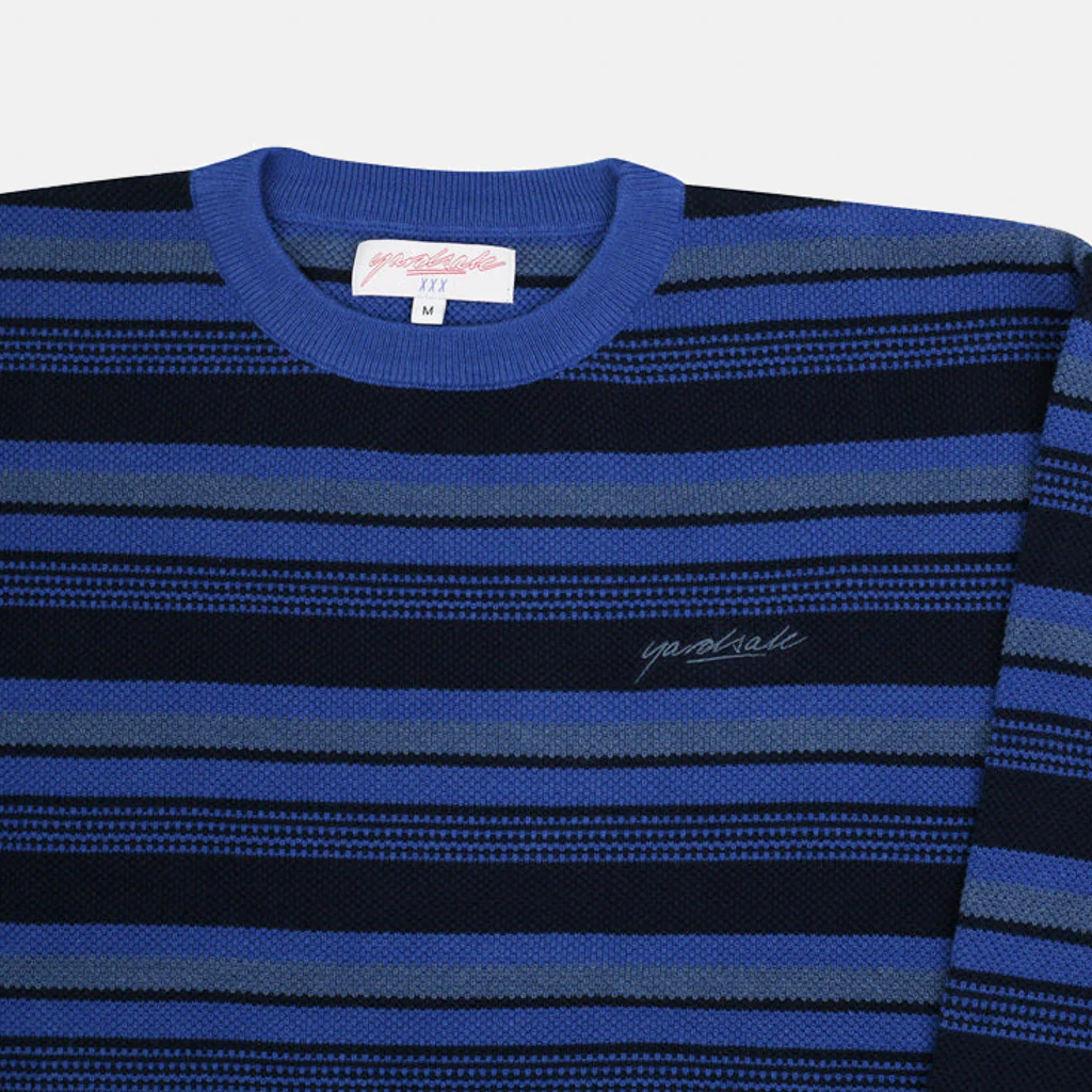 Yardsale - Mirage Knitted Jumper - Navy - Image 2