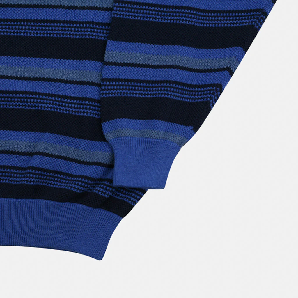Yardsale - Mirage Knitted Jumper - Navy - Image 3