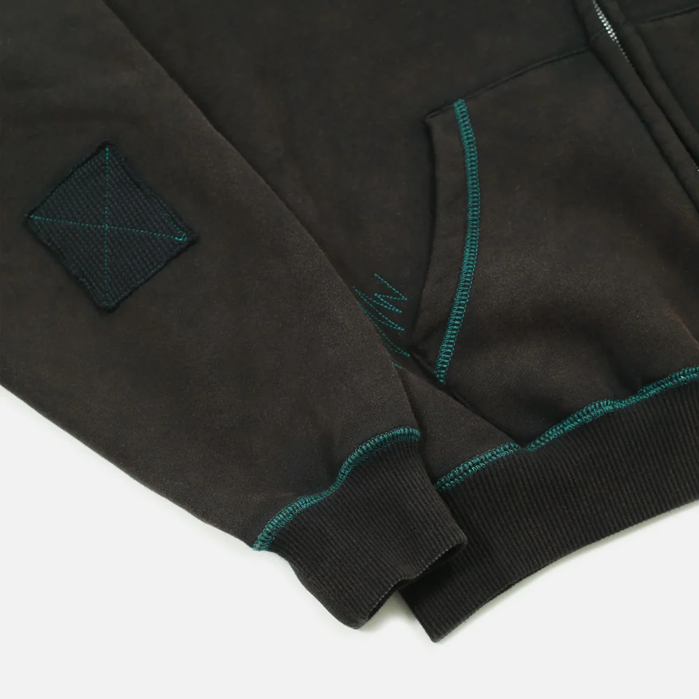 Yardsale - Seance Zip Hooded Sweatshirt - Black - Image 4