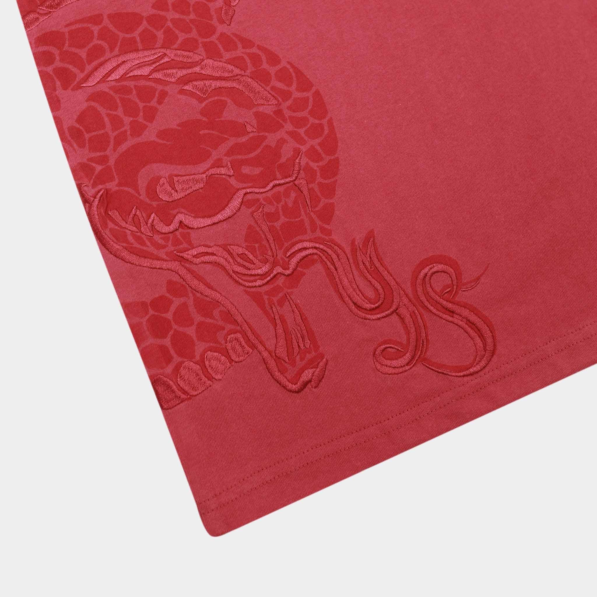 Yardsale - Snake EMB T-Shirt - Red - Image 2