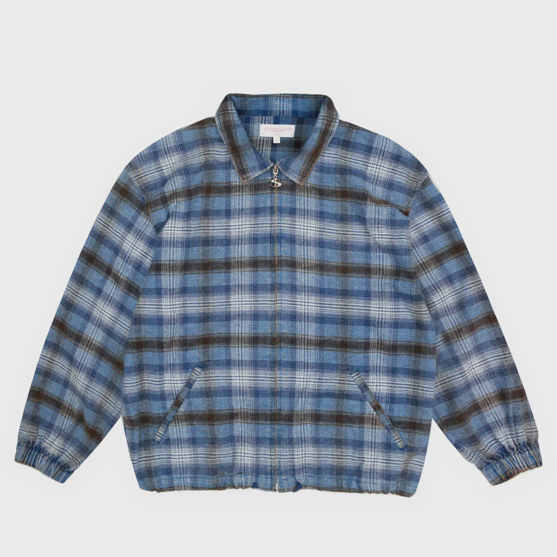 Yardsale - Tartan Full Zip Jacket - Blue