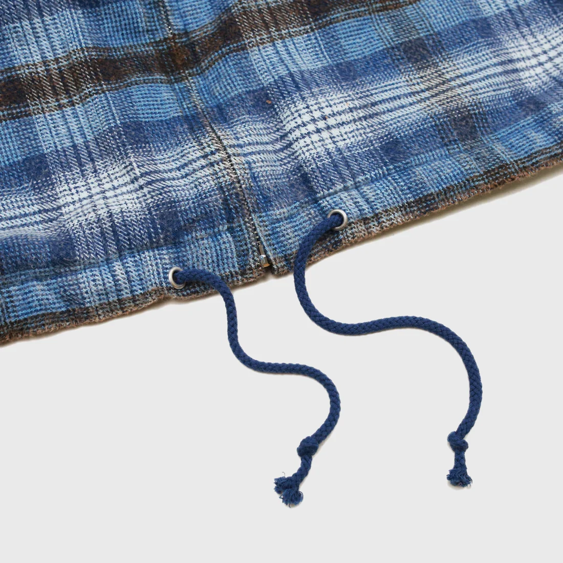 Yardsale - Tartan Full Zip Jacket - Blue - Image 3