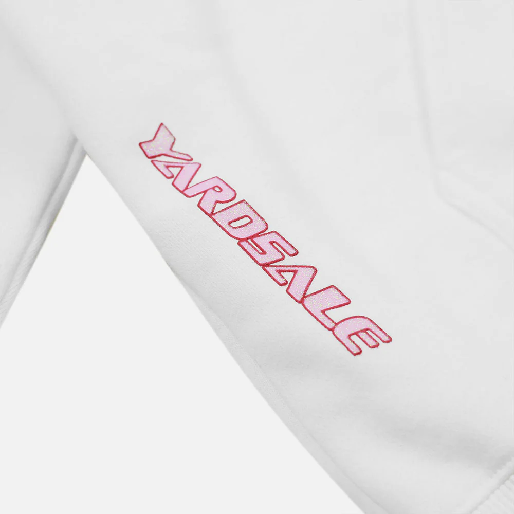 Yardsale - YS Flow Pullover Hooded Sweatshirt - White - Image 5