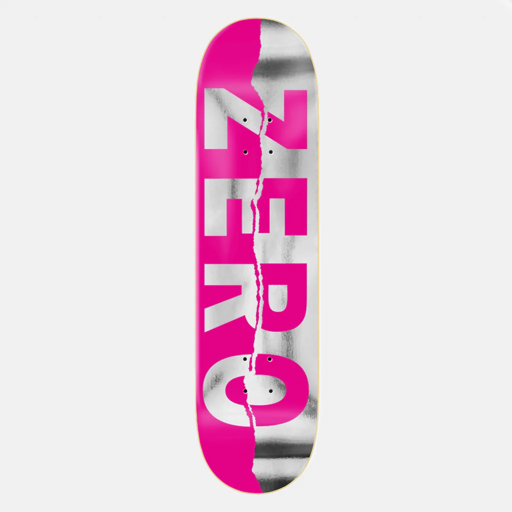 Zero Skateboards - 8.25" Ripped Army Skateboard Deck - Pink / Foil